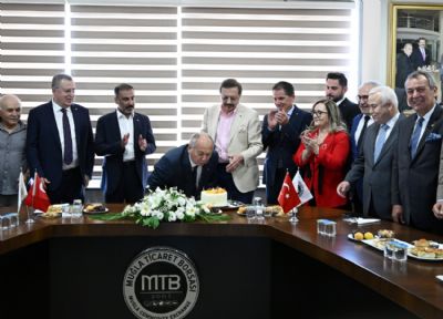 TOBB Ba�kan�m�z M. Rifat Hisarc�kl�o�lu Mu�la Ticaret Borsas�n� Ziyaret Etti