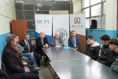 MUPA Beceri Projesi kapsam�nda ��rencilerle bulu�ma